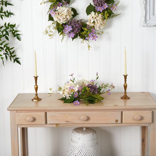 The Holiday Aisle® Hydrangea and Berry Candelabrum & Reviews Wayfair